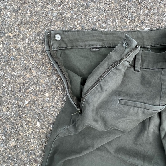 H&M OLIVE GREEN CASUAL PANTS WOMENS LARGE   BOHEMIAN SKATER VIBE - Picture 6 of 6